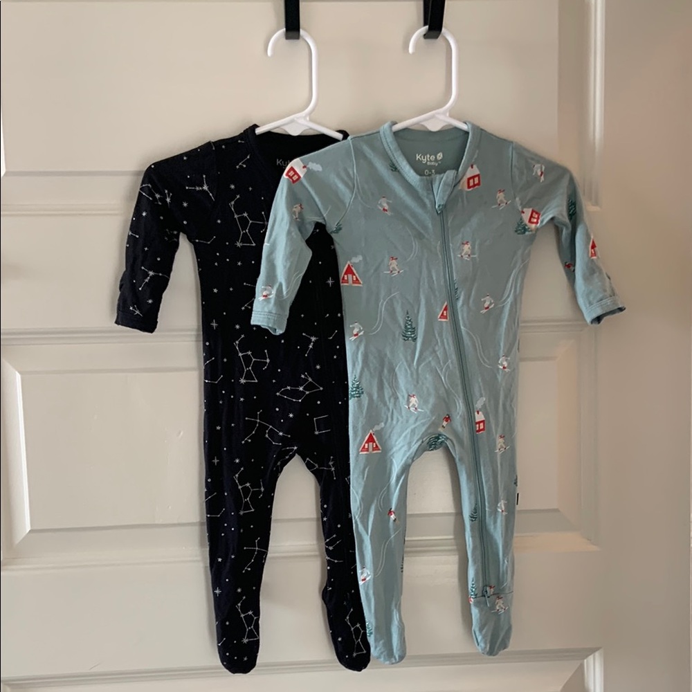 Kyte Baby Kids 0-3 Month Outdoorsy Set - Black and Blue